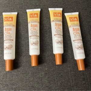 VIA Argan Oil Promotes Hair Growth Makes Hair Stronger & Healthier 1.5oz 4 Pack